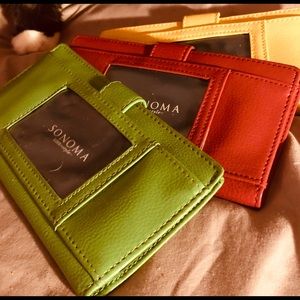 NWT SLIM FUN COLORS, YET COMPLETE WALLETS